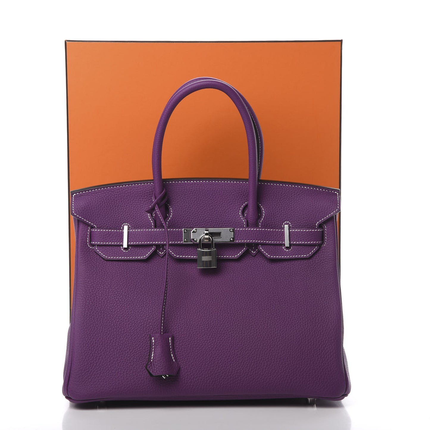Togo Horseshoe Birkin 30 Anemone Charcoal