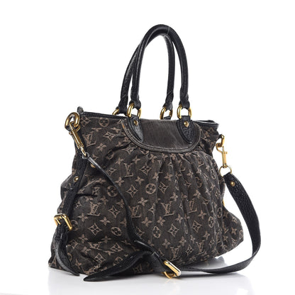 Louis Vuitton Denim Neo Cabby GM Black 3 of 13