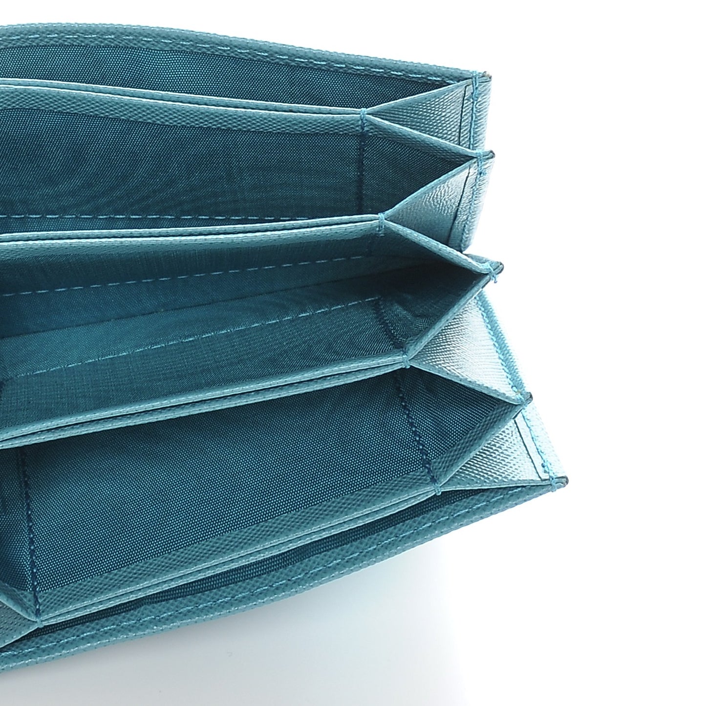 Saffiano Metal Accordion Card Case Anice
