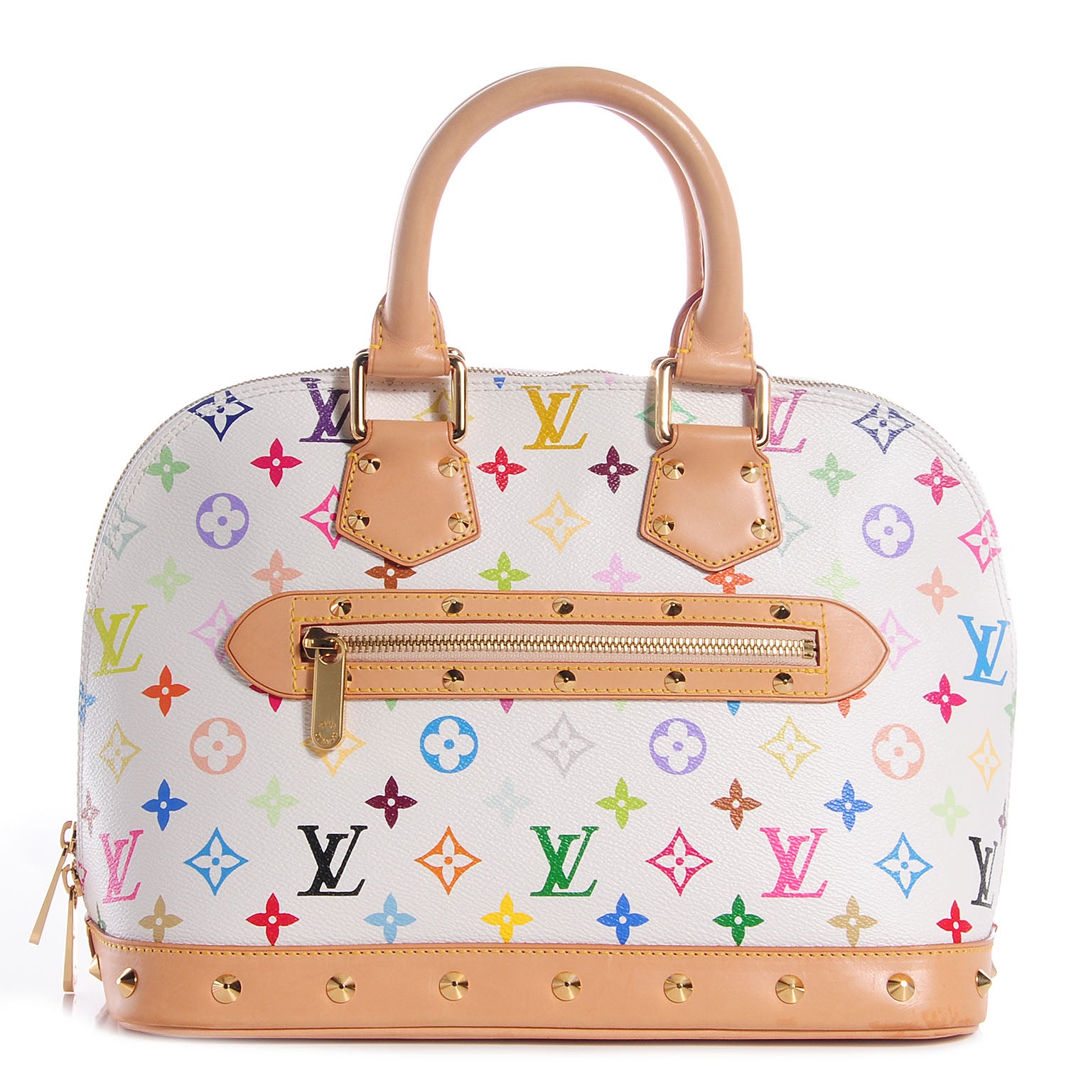Louis Vuitton Monogram Multicolor Alma White 1 of 7