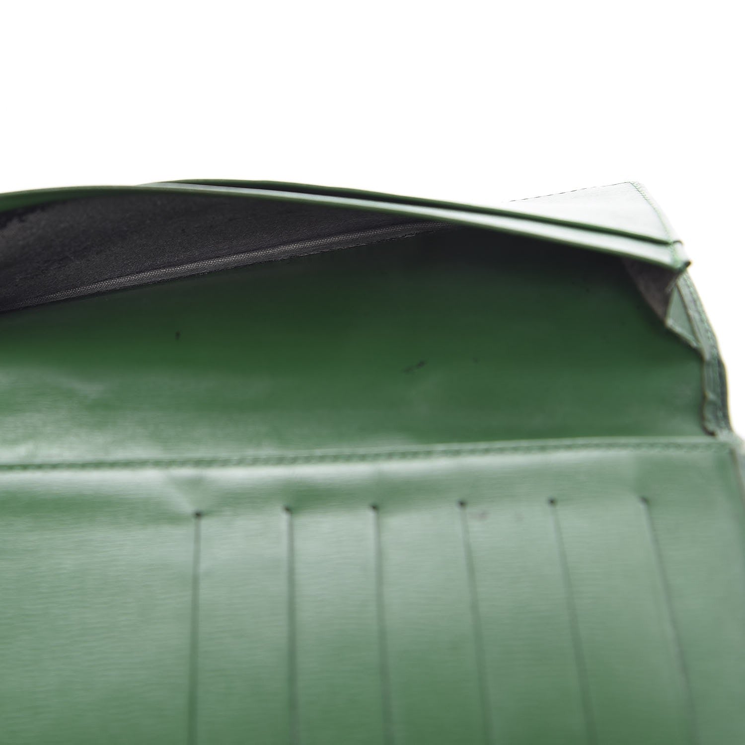 Louis Vuitton Epi Checkbook Organizer Wallet Green 8 of 8