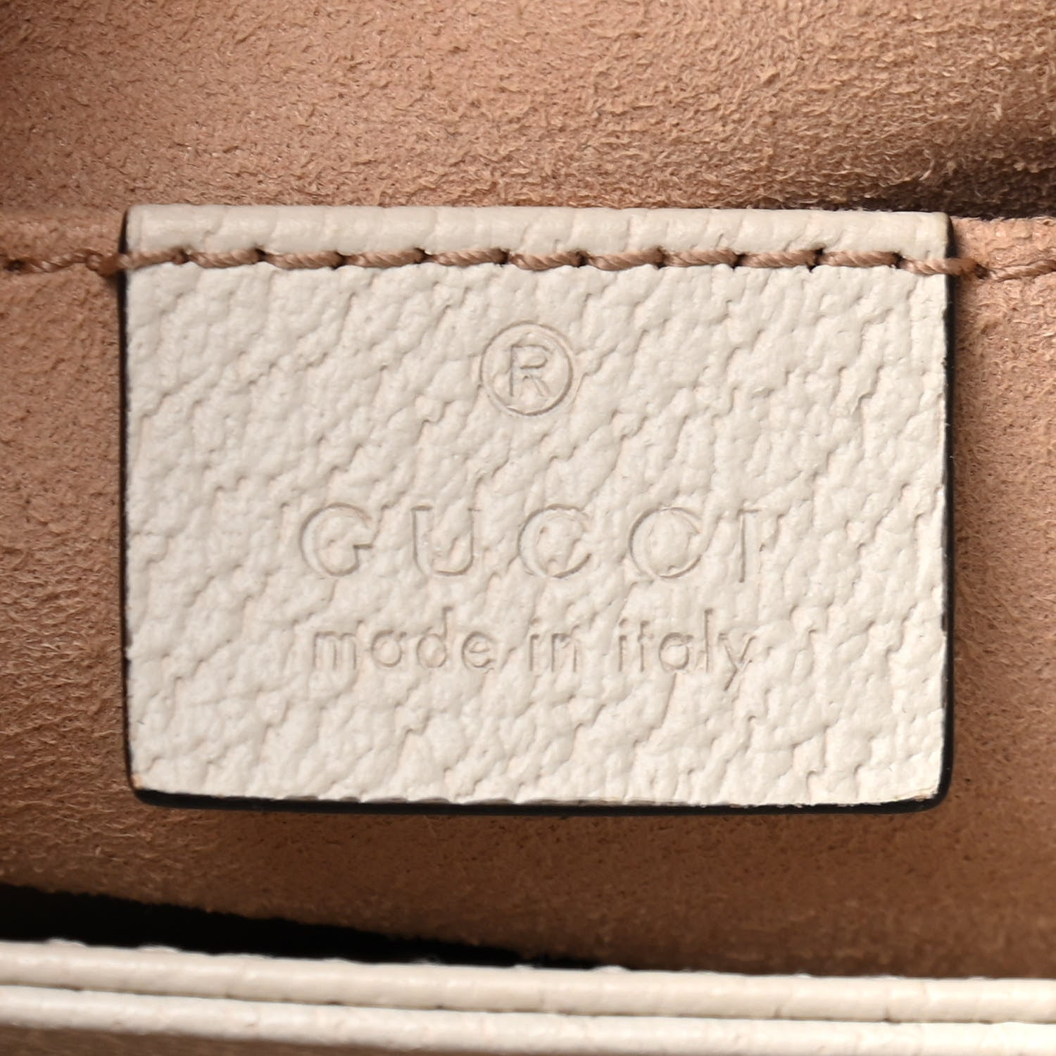 Gucci Textured Calfskin Web Small Ophidia Chain Shoulder Bag Mystic White 5 of 6