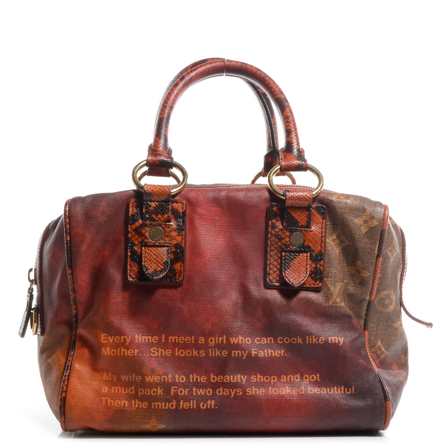 Louis Vuitton Richard Prince MANCRAZY Jokes Bag 1 of 7