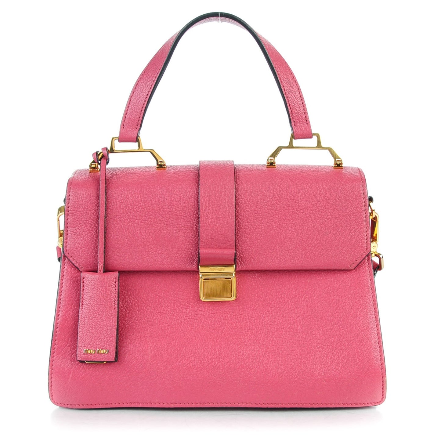 Goatskin Madras Top Handle Bag Bruyere