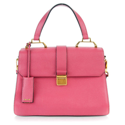 Miu Miu Goatskin Madras Top Handle Bag Bruyere 1 of 16