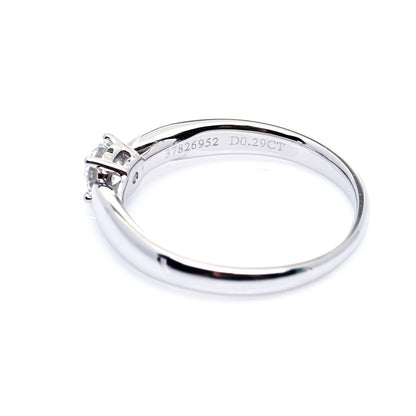 Tiffany Platinum Diamond .29ct Harmony Solitaire Engagement Ring 49 4.75 6 of 8