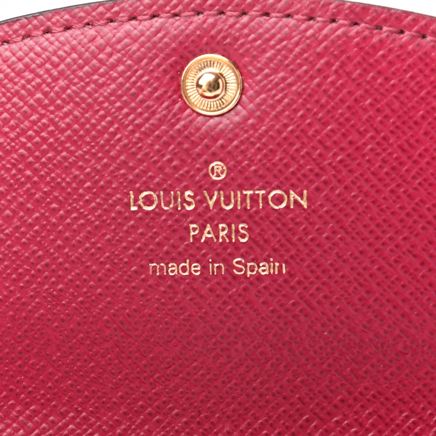 Monogram Rosalie Coin Purse Fuchsia