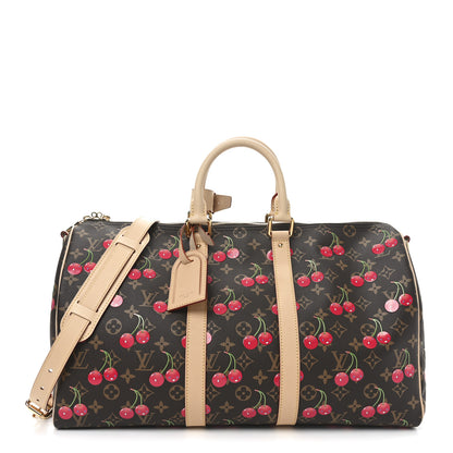 Louis Vuitton LV X TM Monogram Cerises Keepall Bandouliere 45 1 of 8