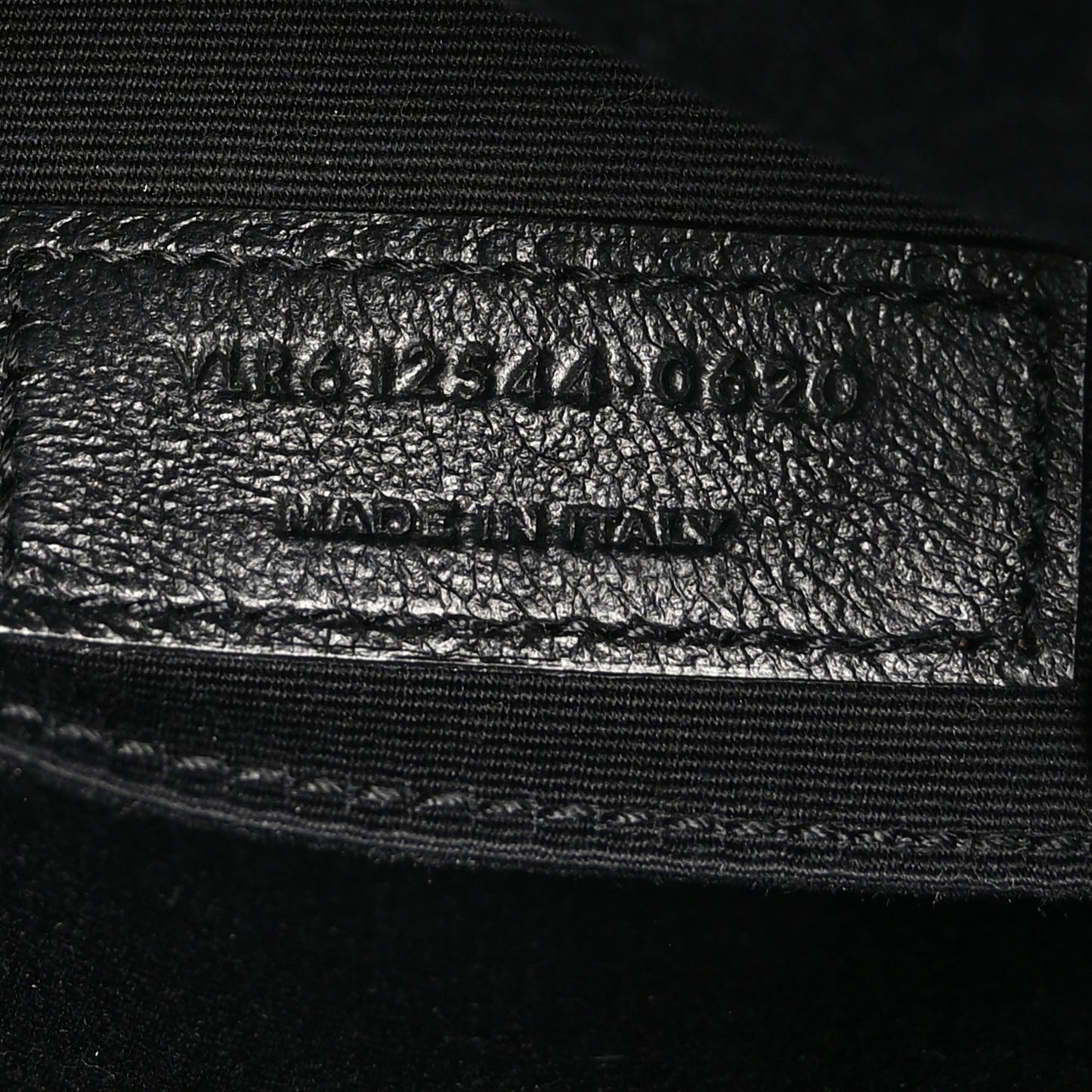 Calfskin Matelasse Monogram Lou Camera Bag Black