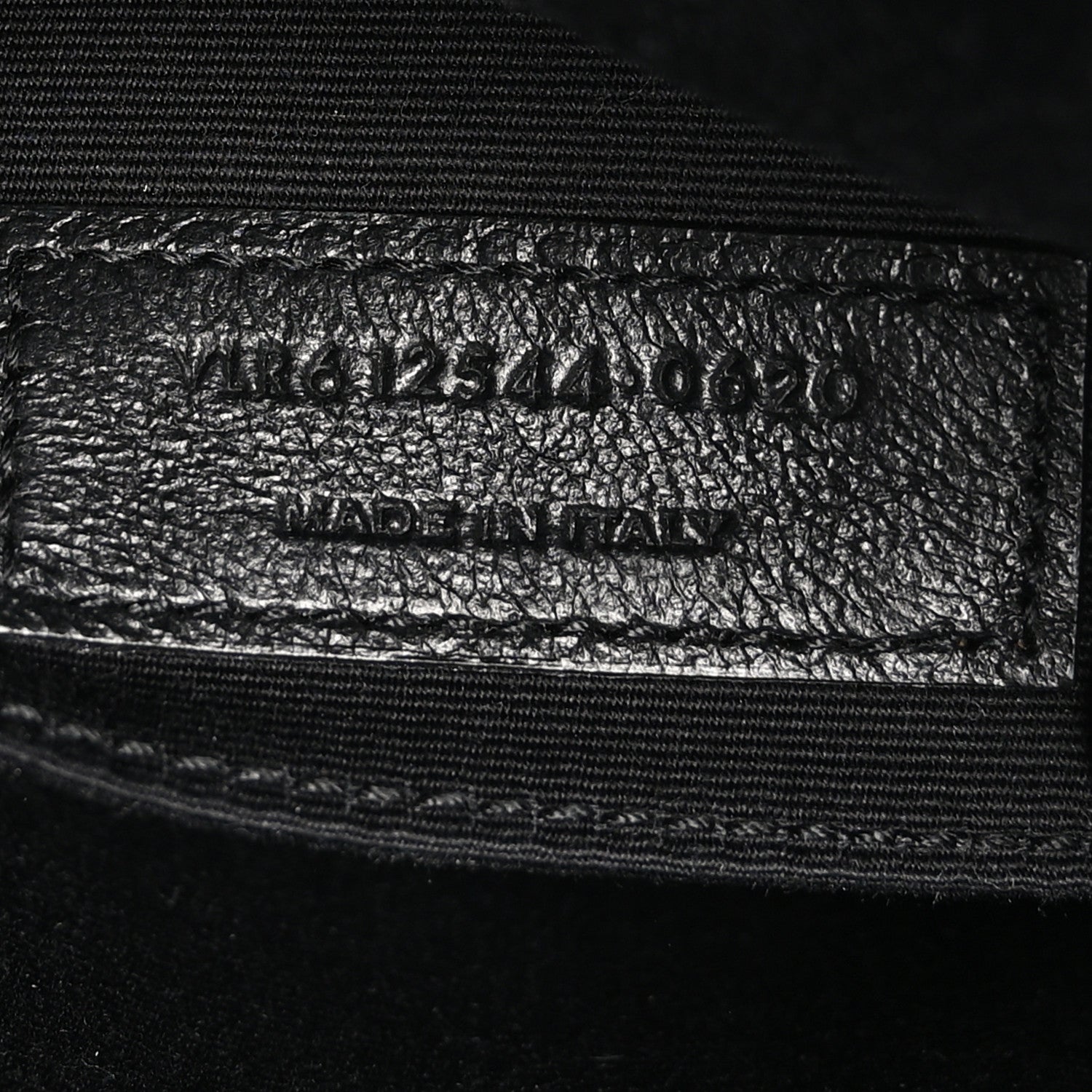 Saint Laurent Calfskin Matelasse Monogram Lou Camera Bag Black 7 of 11