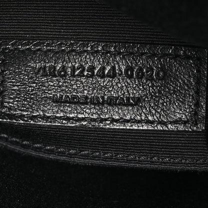 Saint Laurent Calfskin Matelasse Monogram Lou Camera Bag Black 7 of 11