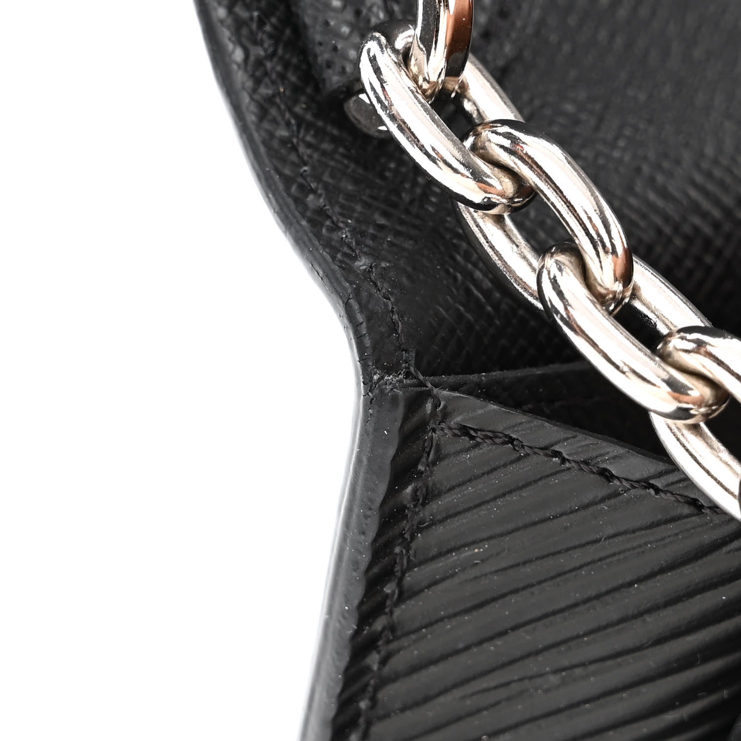 Louis Vuitton Epi Twist Chain Wallet Black 11 of 12