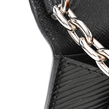 Louis Vuitton Epi Twist Chain Wallet Black 11 of 12
