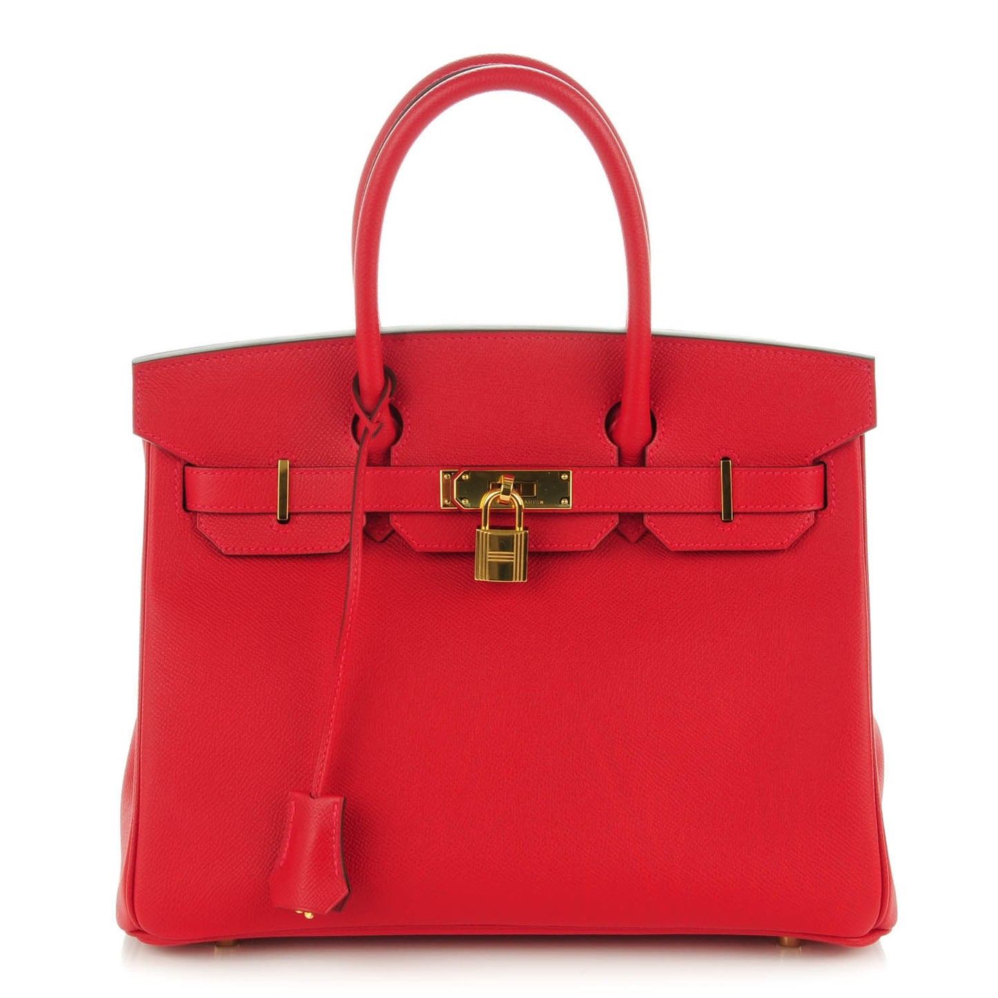 Epsom Birkin 30 Rouge Casaque