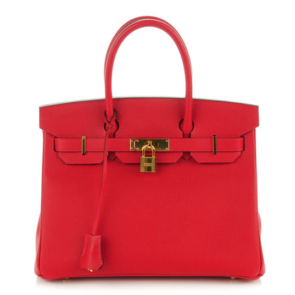 Hermes Epsom Birkin 30 Rouge Casaque 1 of 27