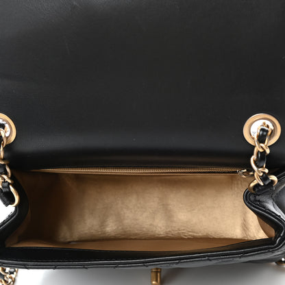 Chanel Lambskin Quilted Mini Pearl Crush Flap Black 4 of 4