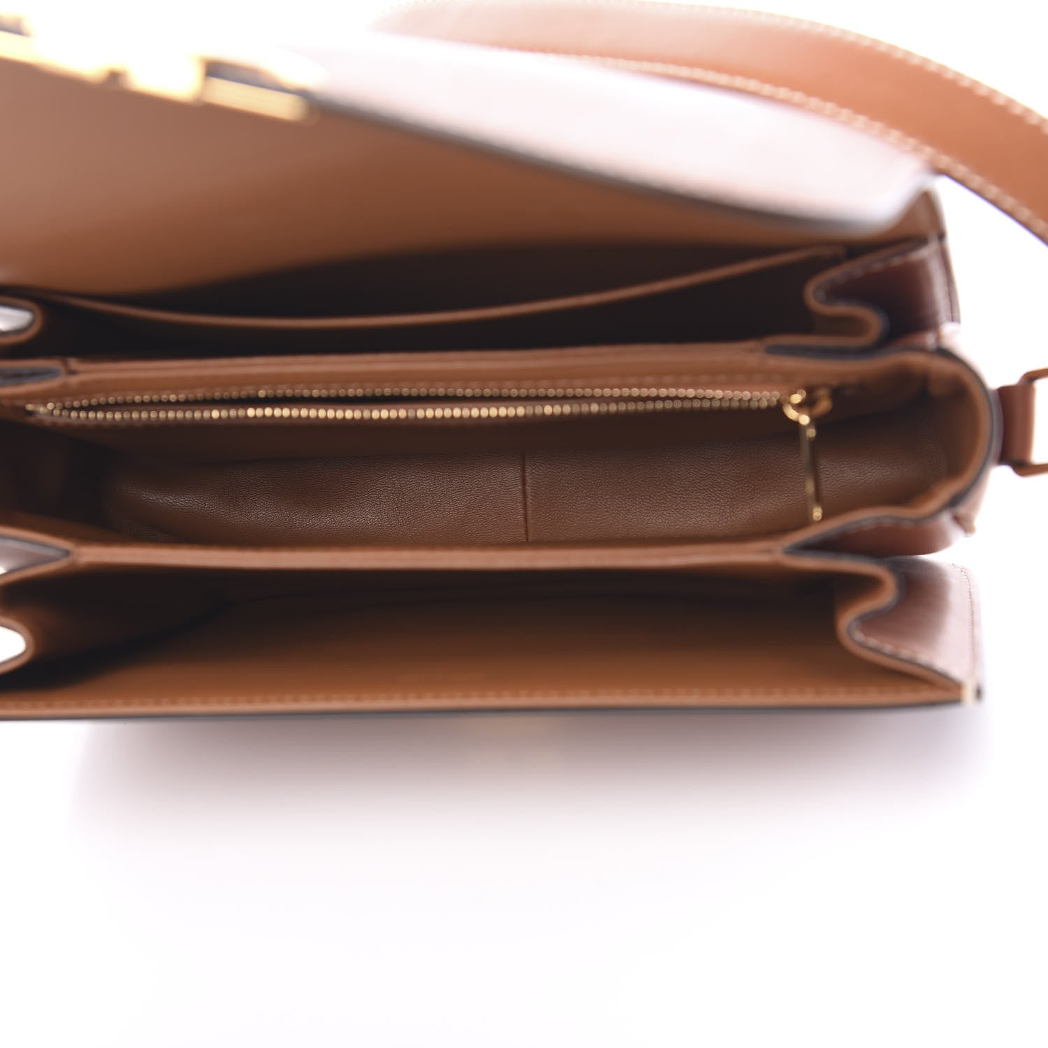 Celine Natural Calfskin Medium Triomphe Tan 4 of 14