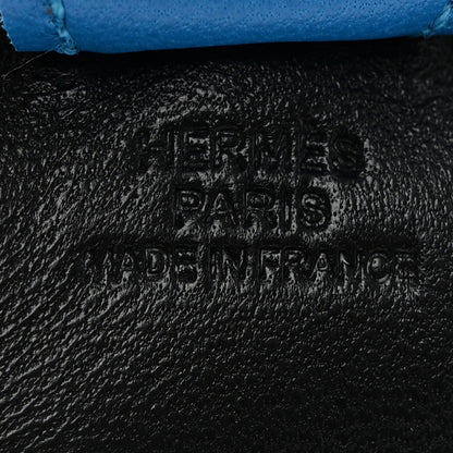 Hermes Milo Lambskin Grigri Rodeo Horse Bag Charm PM Black Gold Bleu Zanzibar 3 of 5