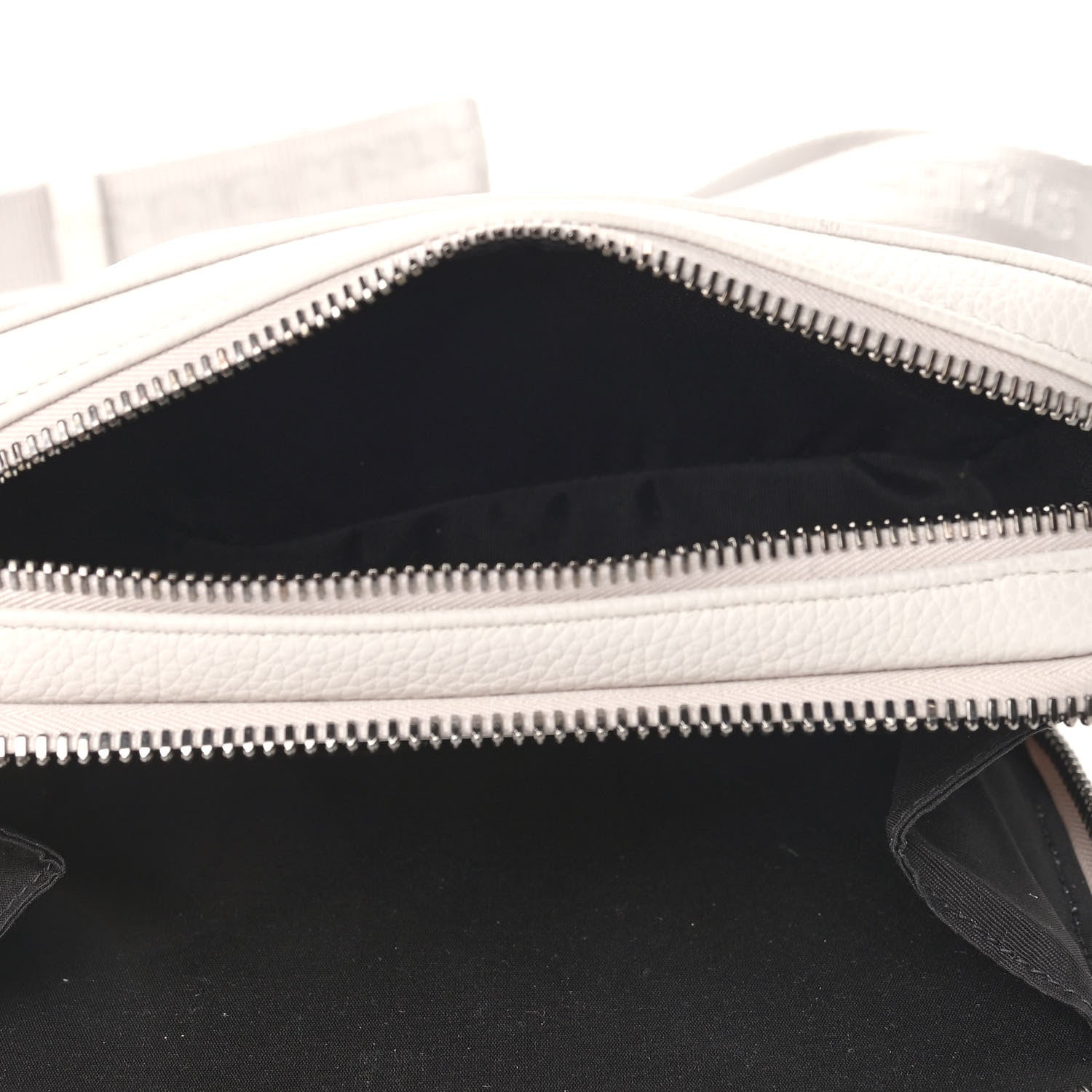 Christian Dior Grained Calfskin Pouch Shoulder Bag Beige 5 of 12