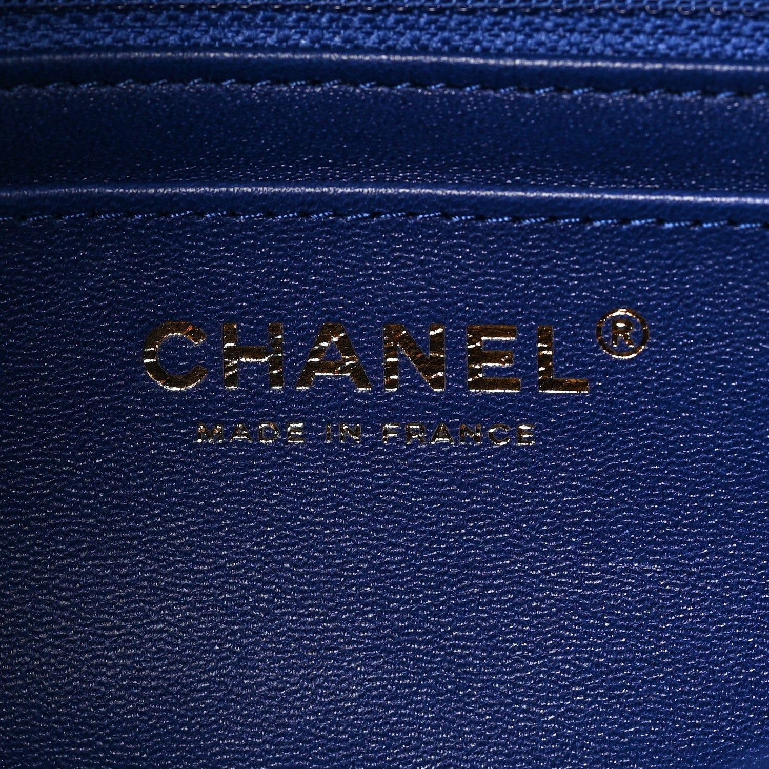Chanel Satin Quilted Mini Rectangular Flap Blue 6 of 9