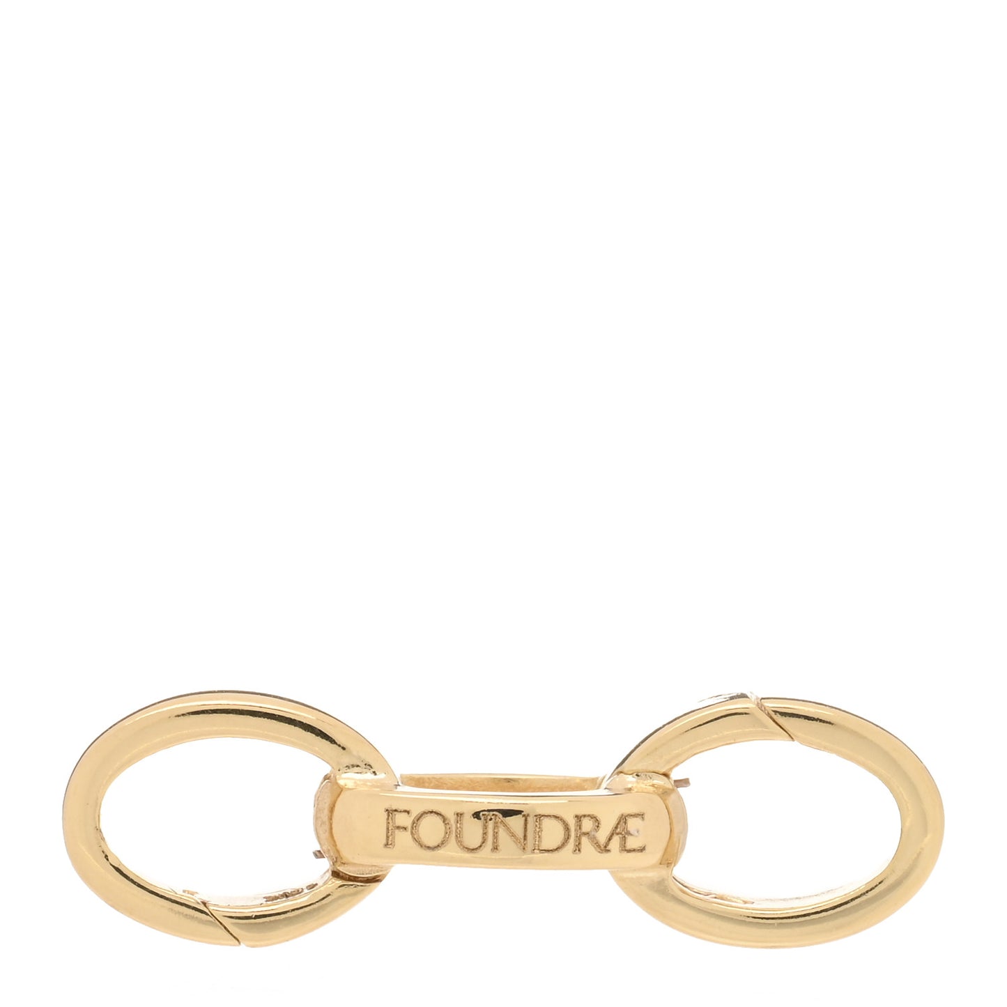 18K Yellow Gold Triple Annex Link