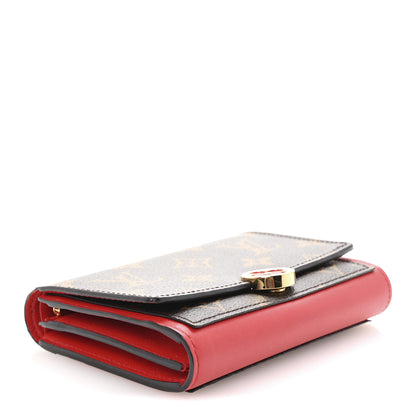 Louis Vuitton Monogram Flore Compact Wallet Coquelicot 4 of 7