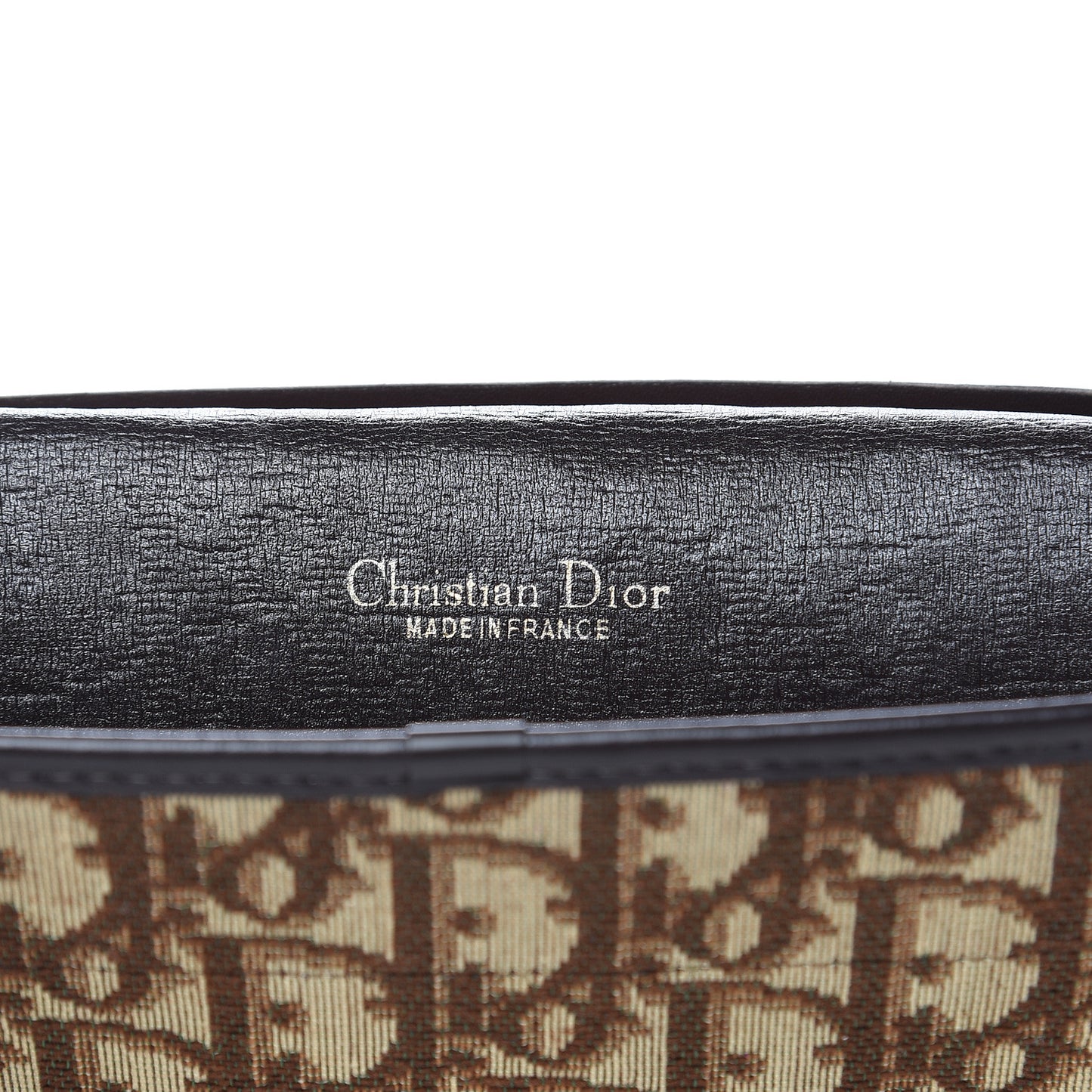 Monogram Chain Flap Brown