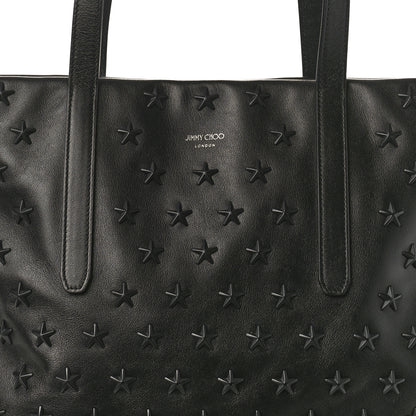Jimmy Choo Calfskin Stars Pimlico North South Tote Black 7 of 9