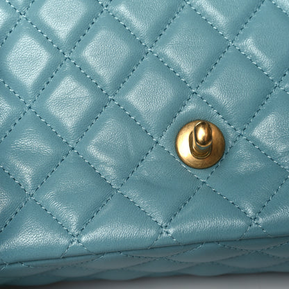 Chanel Lambskin Quilted Small Strass On Top Flap Bag Light Blue 11 of 12