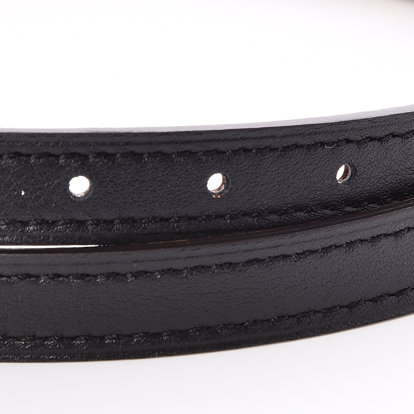 Swift Epsom 13mm Quizz H Belt 75 Black Gold