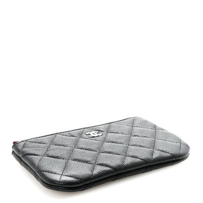 Chanel Caviar Quilted Small Cosmetic Case Black 4 of 8