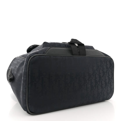 Christian Dior Grained Calfskin Nylon Oblique Explorer Backpack Black 4 of 14