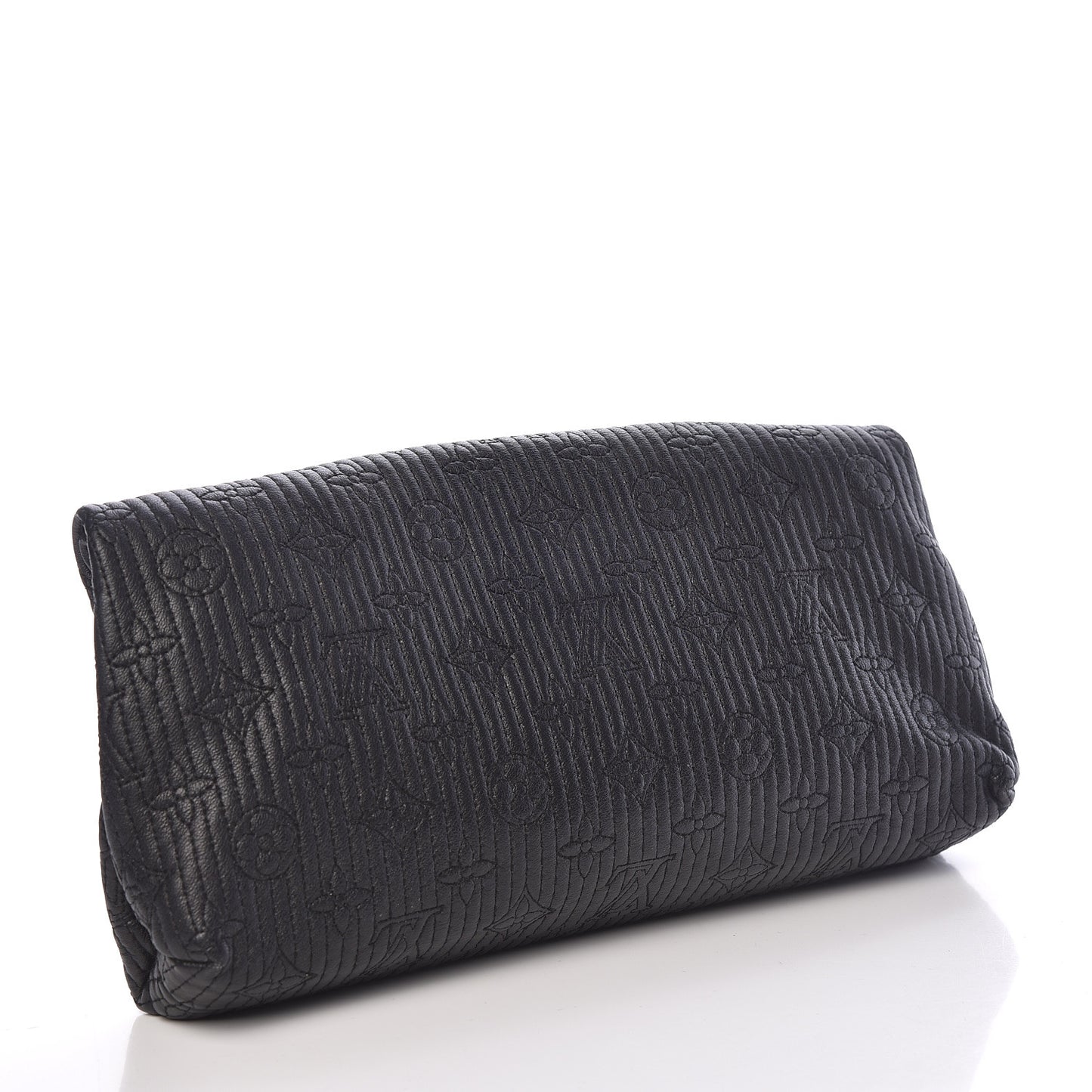 Calfskin Quilted Monogram Altair Clutch Black
