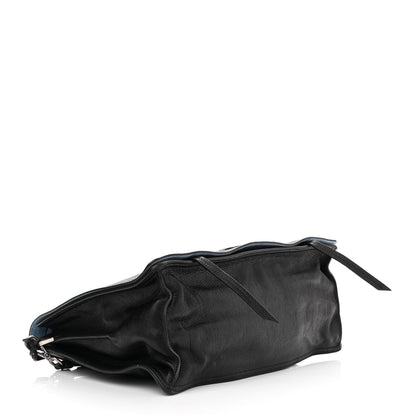 Prada Glace Calf Etiquette Flap Black Astrale 4 of 13