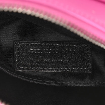Saint Laurent Calfskin Matelasse Monogram Lou Camera Bag Electric Fuchsia 7 of 10