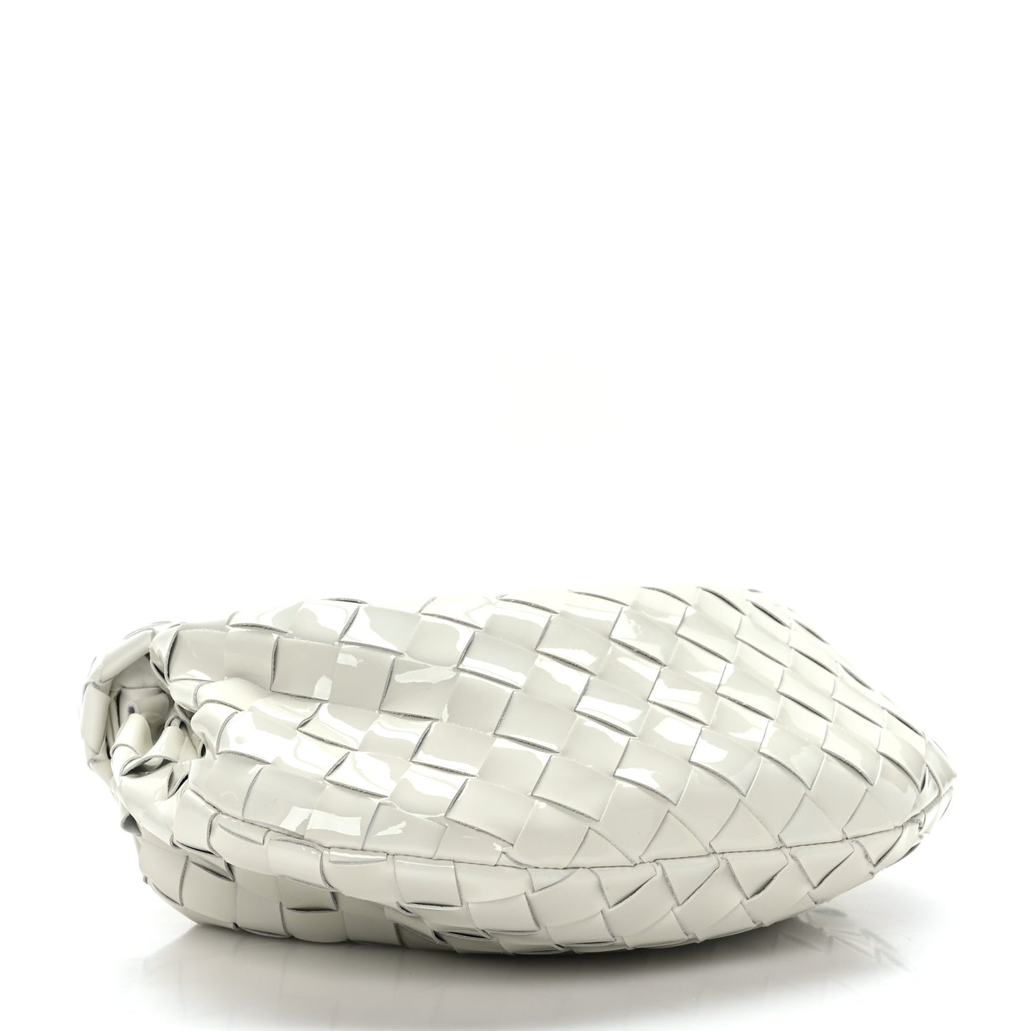 Patent Nappa Intrecciato Mini Jodie White