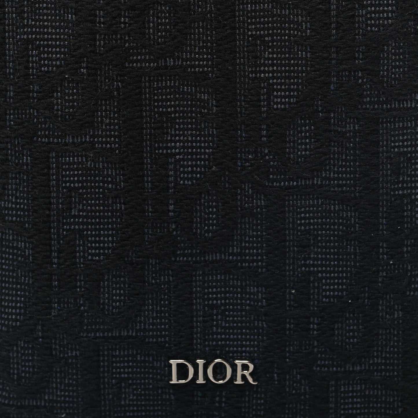 Oblique Vertical Wallet Black