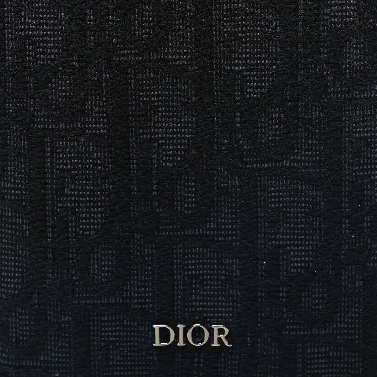 Christian Dior Oblique Vertical Wallet Black 9 of 11