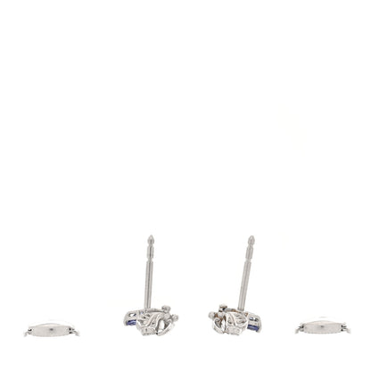 Tiffany Platinum Diamond Tanzanite Paper Flowers Firefly Earrings 3 of 5