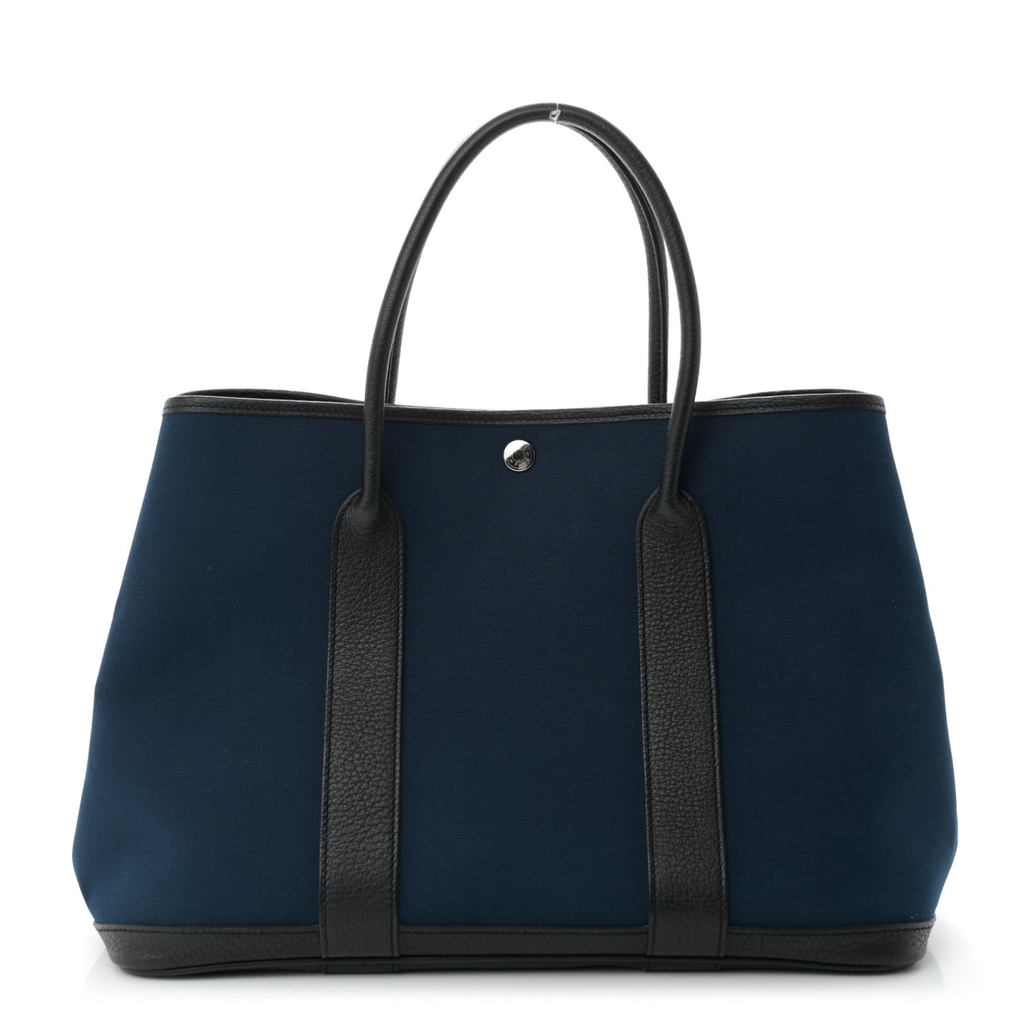 Toile Vache Country Garden Party Tote 36 MM Bleu De Malte Black