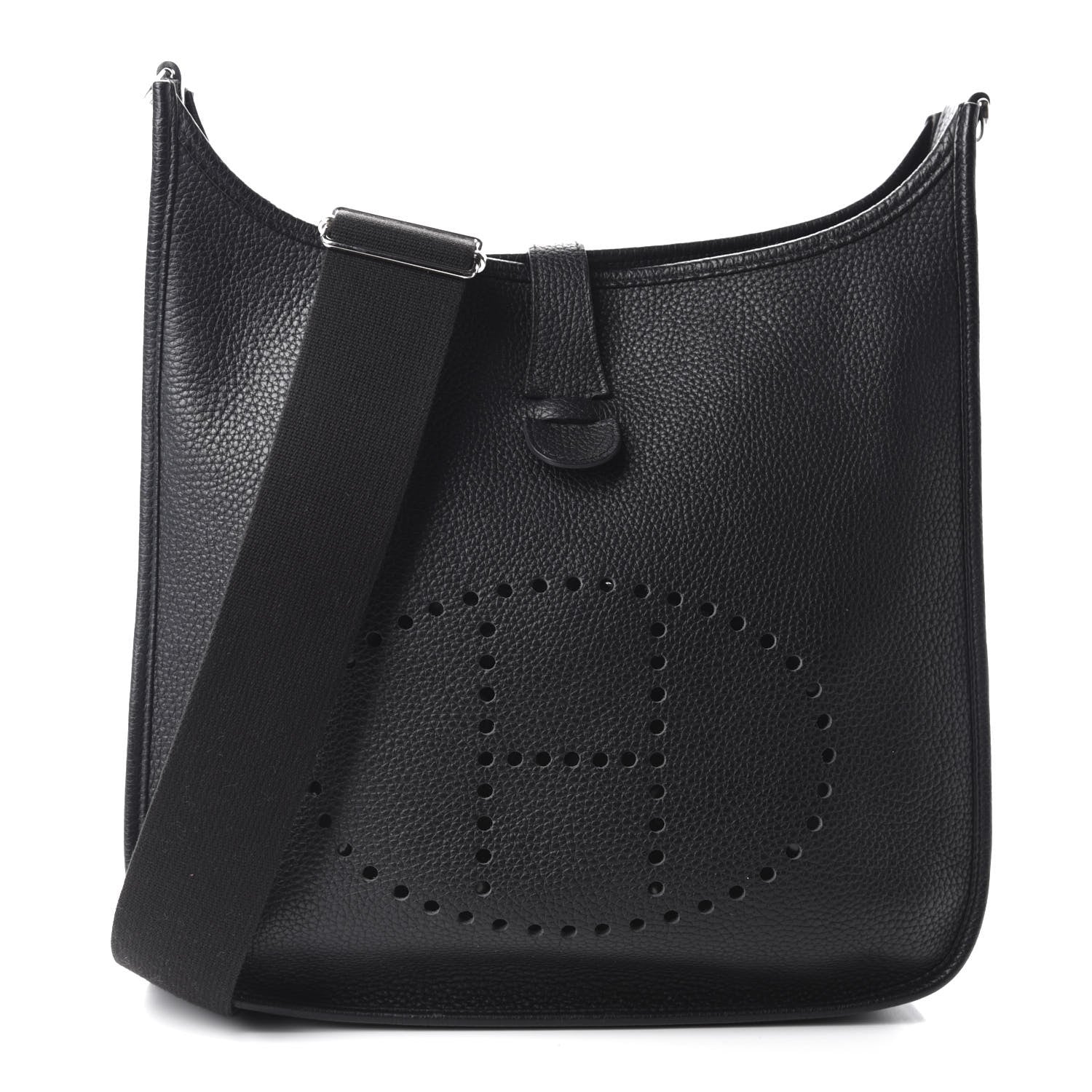 Hermes Taurillon Clemence Evelyne III GM Black 1 of 11