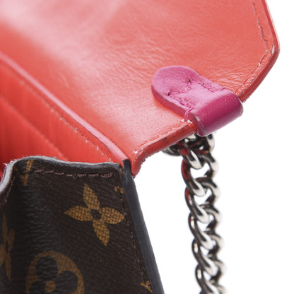 Louis Vuitton Monogram Tribal Mask Pochette PM Rouge 6 of 12