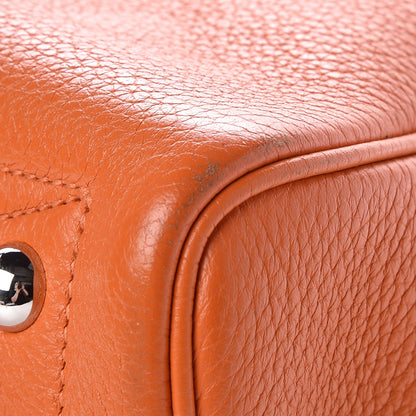 Hermes Taurillon Clemence Victoria II 35 Orange 12 of 12