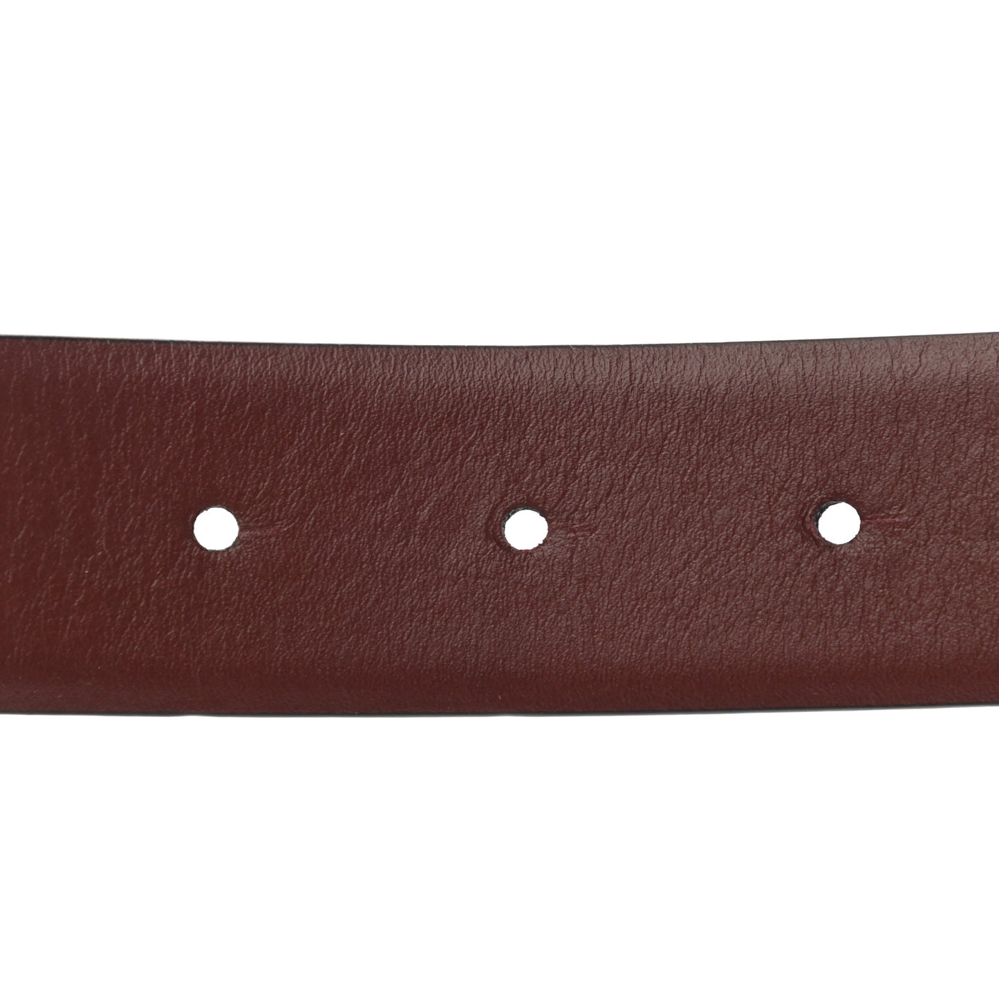 Calfskin CC Reversible Belt 75 30 Black Burgundy