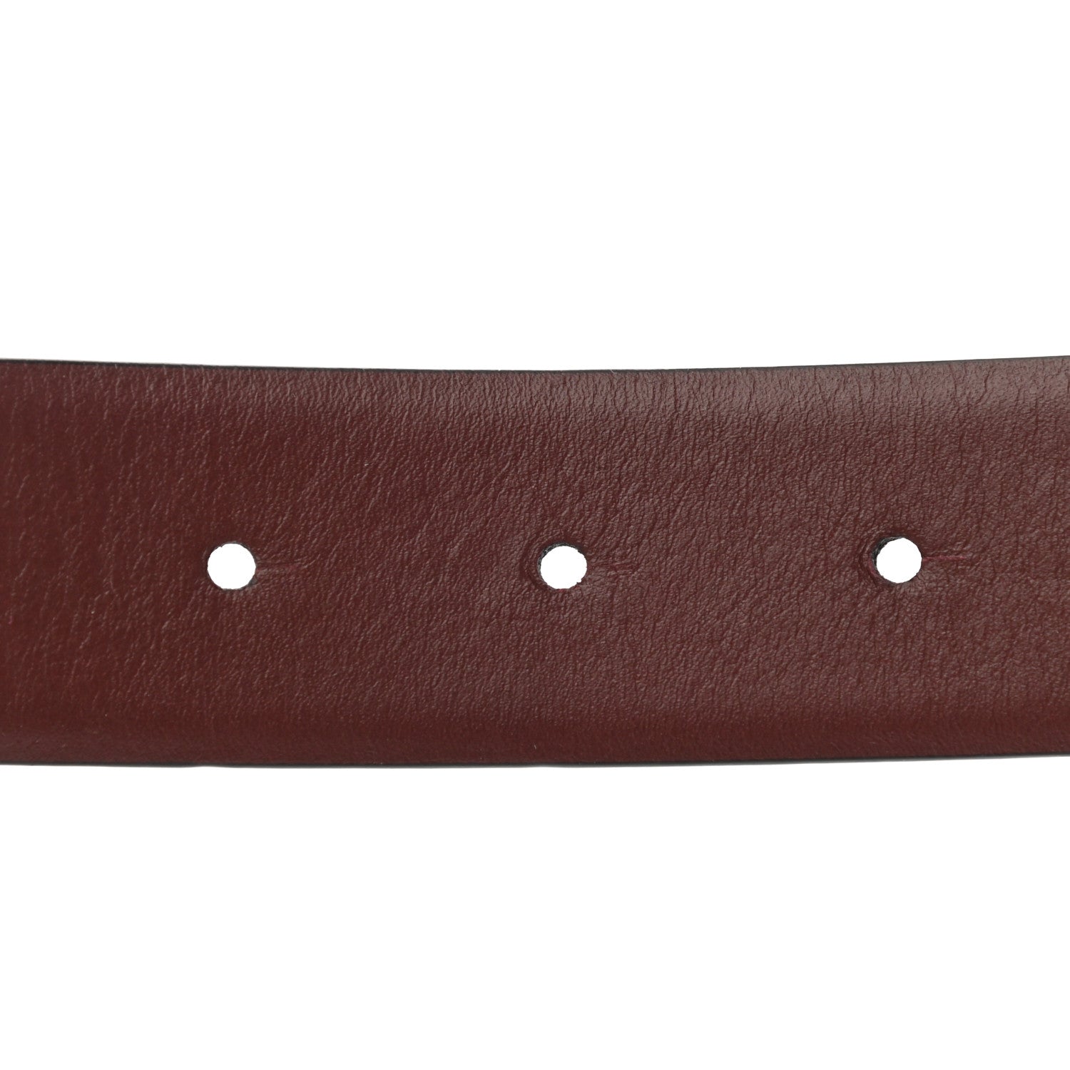 Chanel Calfskin CC Reversible Belt 75 30 Black Burgundy 8 of 11