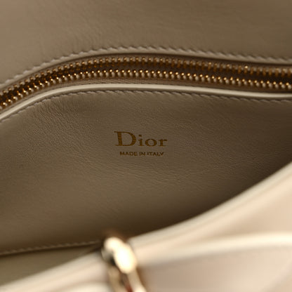 Christian Dior Shiny Smooth Calfskin Small Cigale Bag Beige 6 of 10