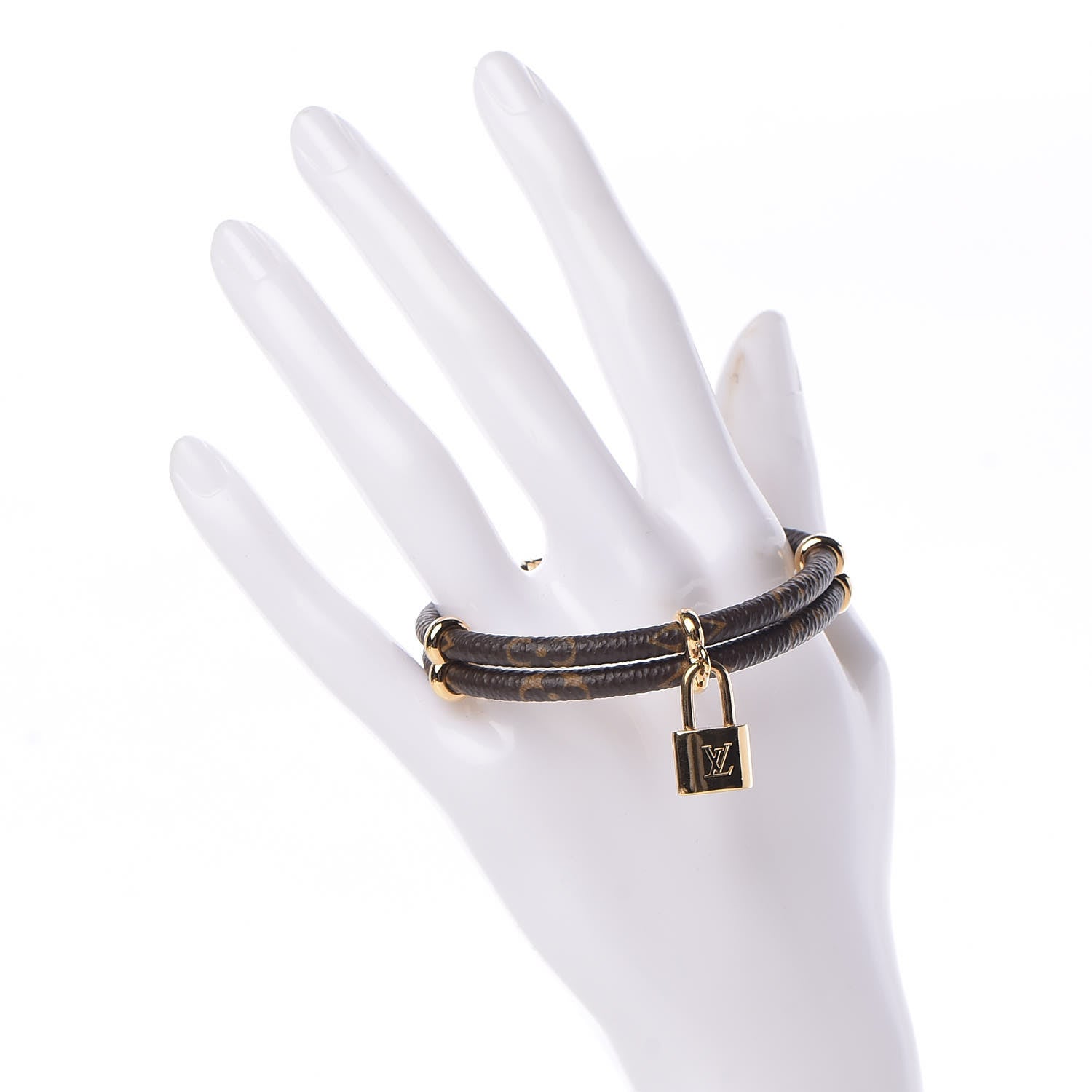 Louis Vuitton Monogram Keep It Twice Bracelet 17 2 of 7