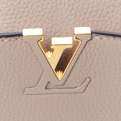 Louis Vuitton Taurillon Capucines BB Galet 8 of 9
