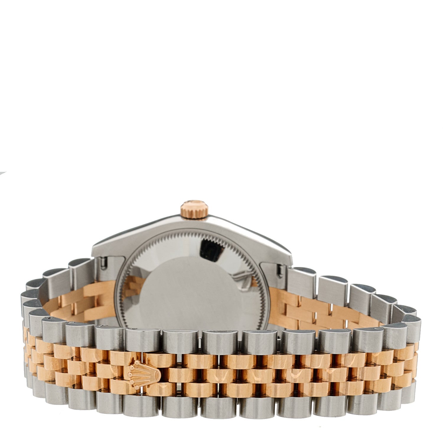 Rolex Stainless Steel 18K Everose Gold Diamond 31mm Oyster Perpetual Datejust Watch Chocolate Roman 178271 3 of 5