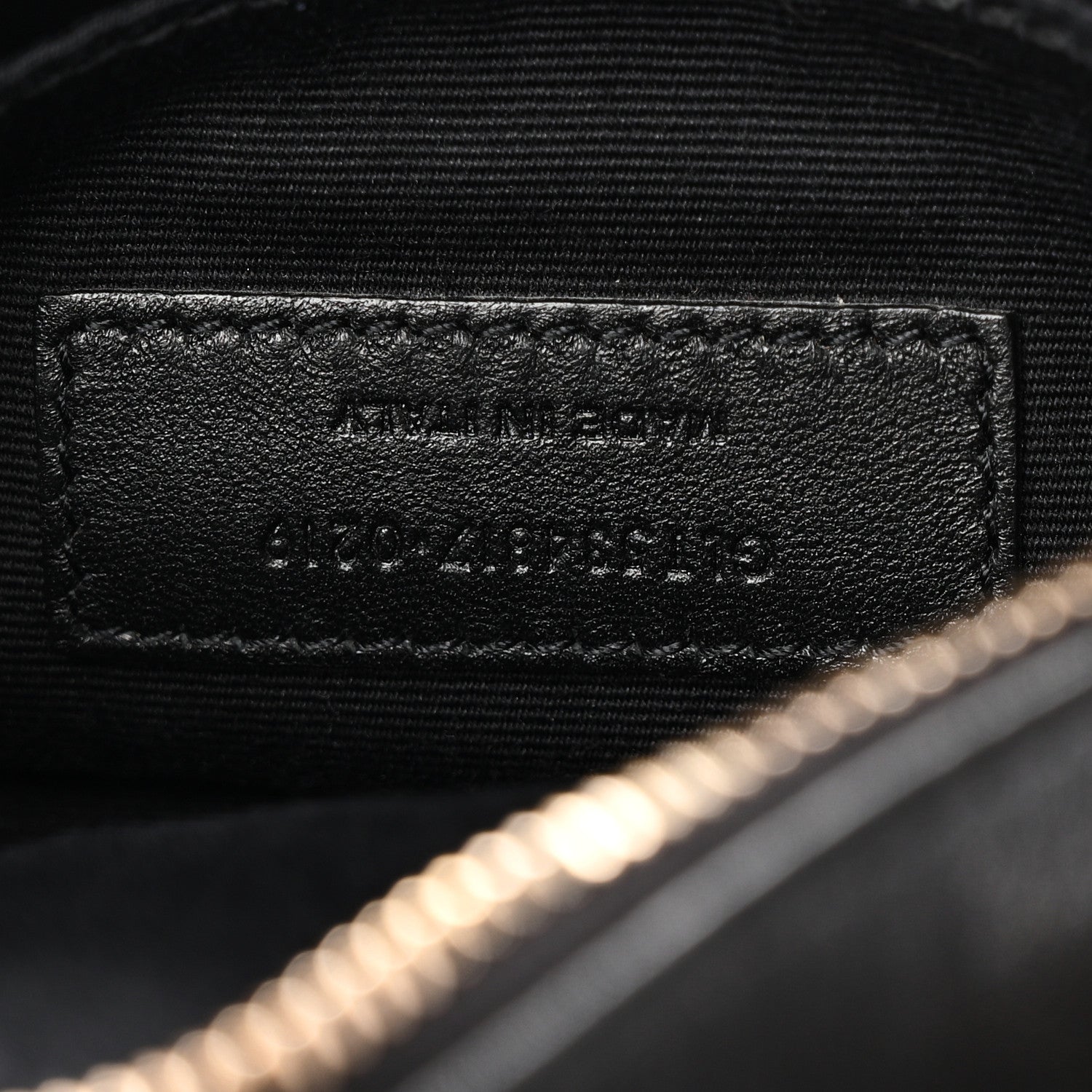 Saint Laurent Calfskin Matelasse Monogram Lou Belt Bag Black 7 of 10